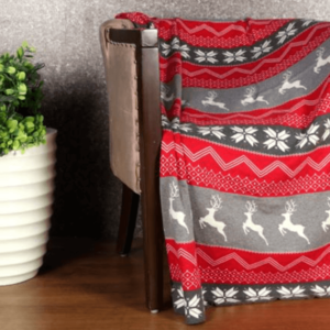 KNITTED THROW NORDIC
