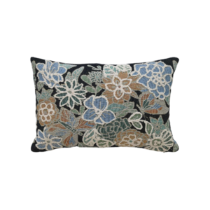 Jacquard Cushion with Embroidered details