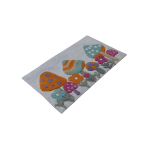 Table Tufted Bath Mat With Mushroom Patterns