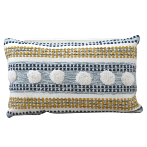 Multi Striped Hand Woven Cushion