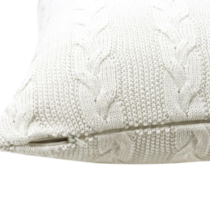 The Crisp Frost Knit Cushion Set of 2