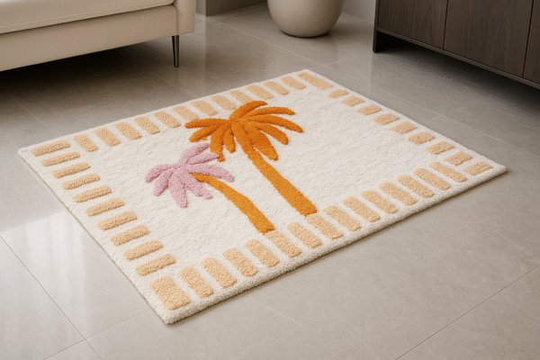 The Forest Footprints Bath Mat