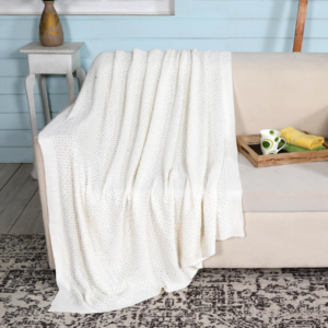 The Glacier Grace Knit Throw