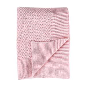 Monochrome Pink Baby Blanket