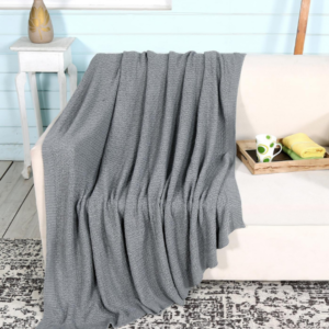 Cotton Cascade Knit Throw