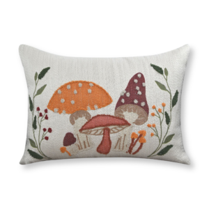 Shroom Serenity Hand Woven Cushion