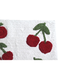 Red Cherry Retreat Bath Mat