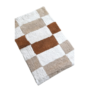 Chic Check Bath Mat