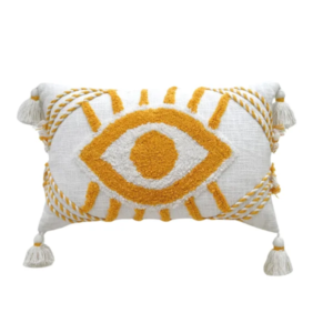 Yellow Eye Tufted Cushion Set of 2