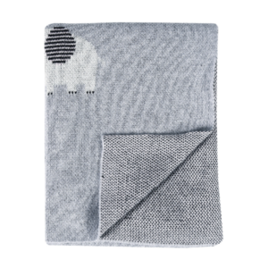 Elephantine Elegance Baby Blanket