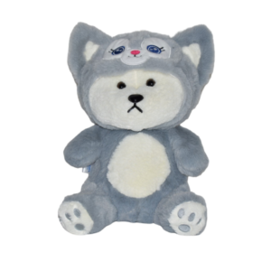 Hooded Teddy Grey