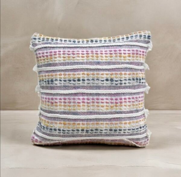 Multi Colour Hand Woven Cushion Set of 2