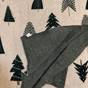 X-Mas Tree Knit Throw