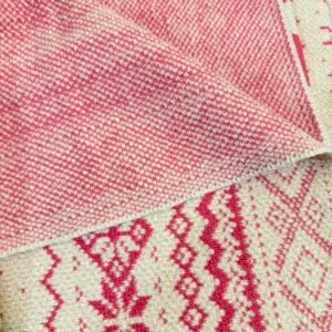 Blush & Snow Knit Throw