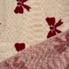 Red-On-White Bow Knit Throw - Image 3