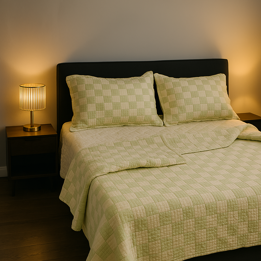Bed Sheet Cream Design