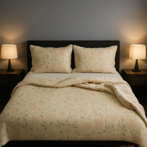 Bed Sheet Cream Pink