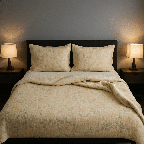 Bed Sheet Cream Pink