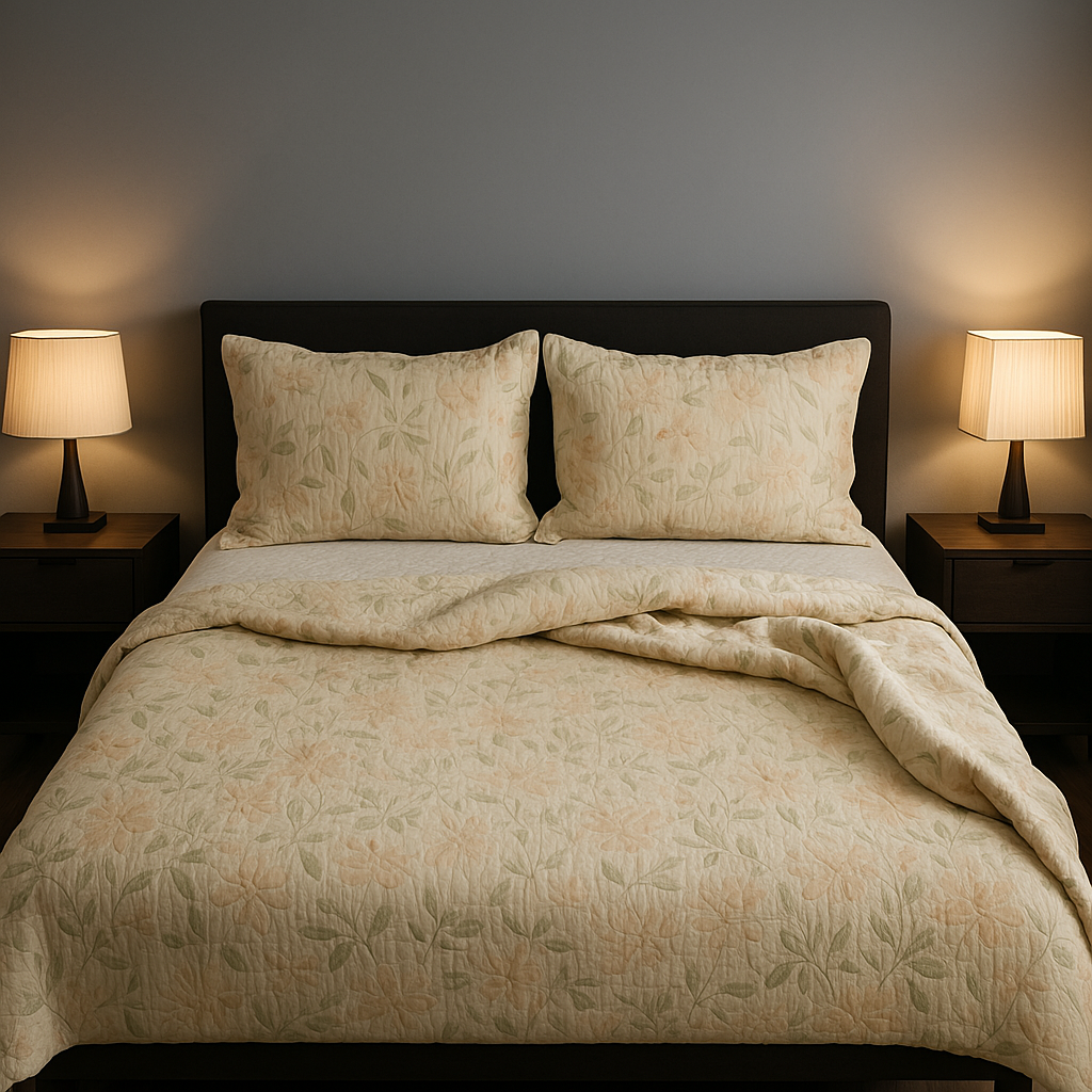 Bed Sheet Cream Pink